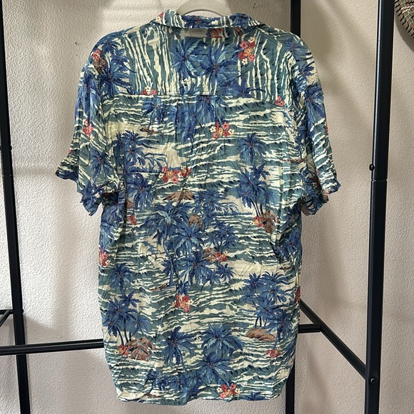 Faherty Kona Camp Button Down Hawaiian Shirt XL - Picture 2 of 6